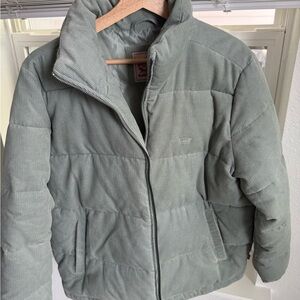 NWOT LEVIS CORDUROY PUFFER JACKET